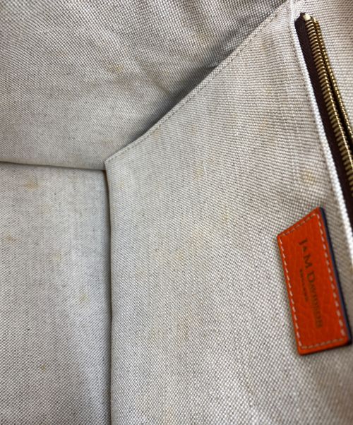 J&M DAVIDSON（ジェイ＆エム デヴィッドソン）J&M DAVIDSON (ジェイ＆エム デヴィッドソン) ハンドバッグ オレンジ×ブラックの古着・服飾アイテム