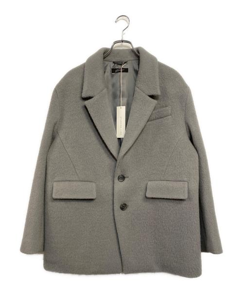 STUNNING LURE（スタニングルアー）STUNNING LURE (スタニングルアー) ウール シングルショートコート グレー サイズ:SIZE 2 未使用品の古着・服飾アイテム