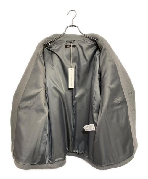 STUNNING LURE（スタニングルアー）STUNNING LURE (スタニングルアー) ウール シングルショートコート グレー サイズ:SIZE 2 未使用品の古着・服飾アイテム