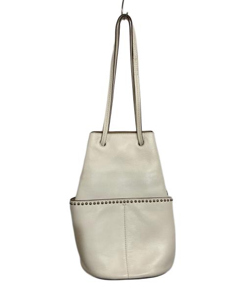 J&M DAVIDSON（ジェイ＆エム デヴィッドソン）J&M DAVIDSON (ジェイ＆エム デヴィッドソン) バケットバッグ ホワイトの古着・服飾アイテム