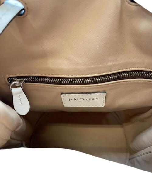 J&M DAVIDSON（ジェイ＆エム デヴィッドソン）J&M DAVIDSON (ジェイ＆エム デヴィッドソン) バケットバッグ ホワイトの古着・服飾アイテム