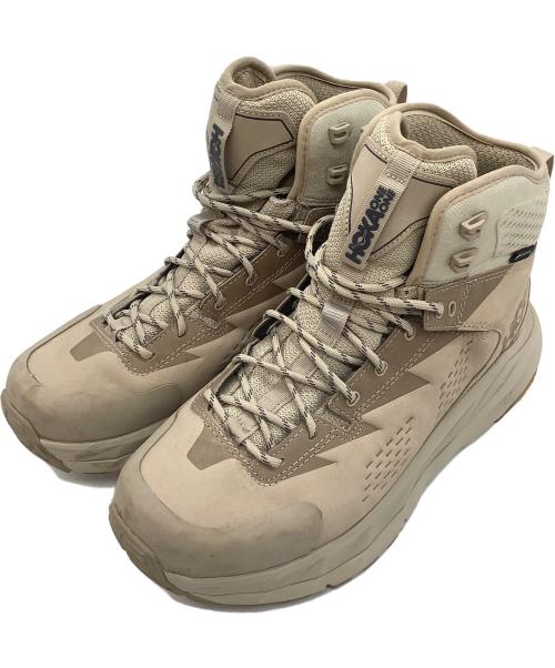 HOKAONEONE（ホカオネオネ）HOKAONEONE (ホカオネオネ) トレッキングシューズ ベージュ サイズ:SIZE 26.5cmの古着・服飾アイテム