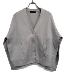 STUNNING LURE（スタニングルアー）の古着「メタルヤーンニットブルゾンカーディガン」｜グレー