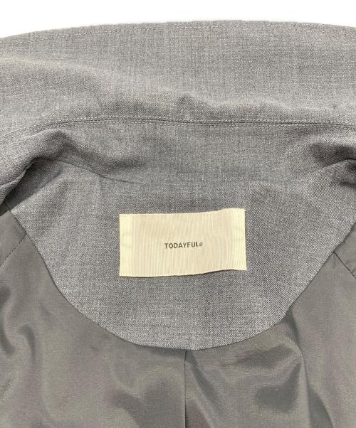 TODAYFUL（トゥデイフル）TODAYFUL (トゥデイフル) 24SS Twill Trench Coat グレー サイズ:SIZE 38の古着・服飾アイテム