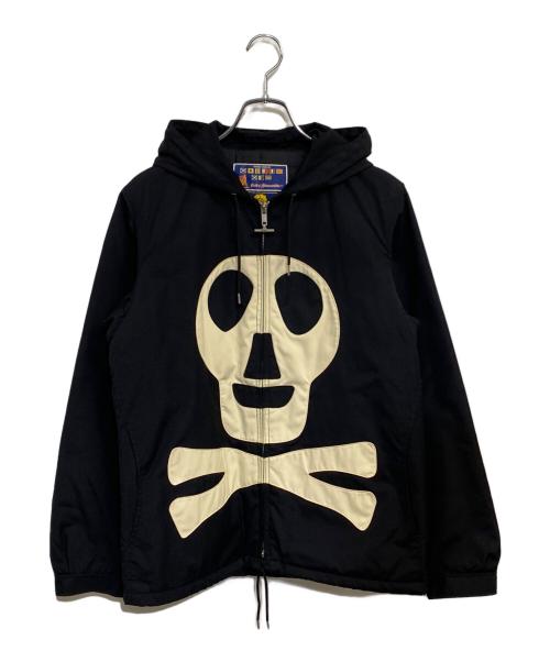 MIGHTY-MAC（マイティーマック）MIGHTY-MAC (マイティーマック) BEAMS (ビームス) 別注 スカルボートパーカー ブラック サイズ:SIZE Mの古着・服飾アイテム