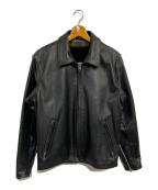 Schottショット）の古着「シングルライダースジャケット」｜ブラック