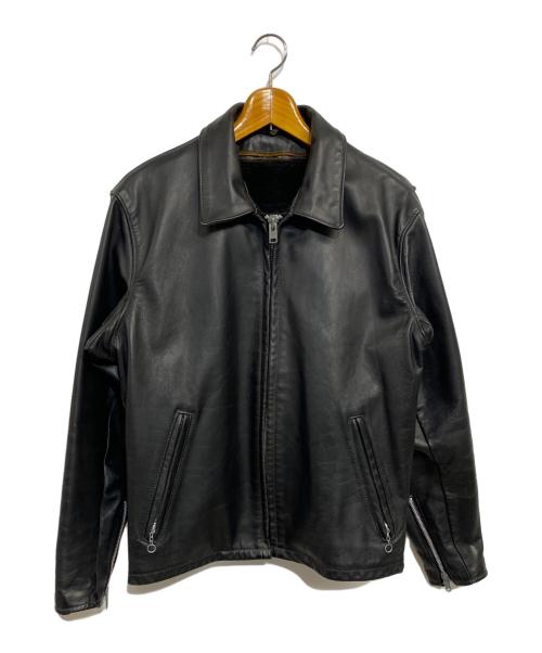 Schott（ショット）Schott (ショット) シングルライダースジャケット ブラック サイズ:SIZE 40の古着・服飾アイテム
