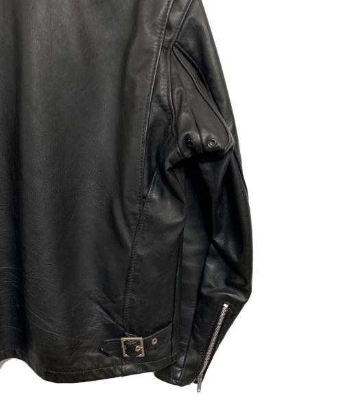 Schott（ショット）Schott (ショット) シングルライダースジャケット ブラック サイズ:SIZE 40の古着・服飾アイテム