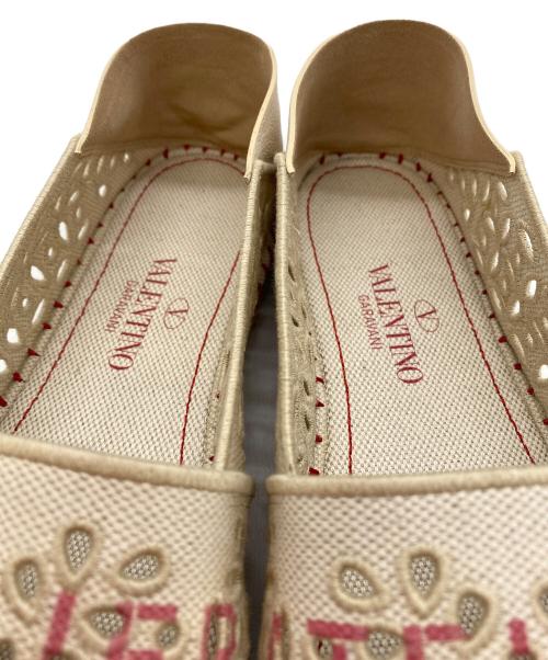 VALENTINO GARAVANI（ヴァレンティノ・ガラヴァーニ）VALENTINO GARAVANI (ヴァレンティノ・ガラヴァーニ) エスパドリーユ ベージュ サイズ:SIZE 38(約24㎝)の古着・服飾アイテム