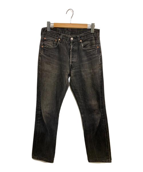 EURO LEVI'S 501（ユーロリーバイス）EURO LEVI'S 501 (ユーロリーバイス) 90's レギュラーストレートジーンズ ブラック サイズ:W32の古着・服飾アイテム