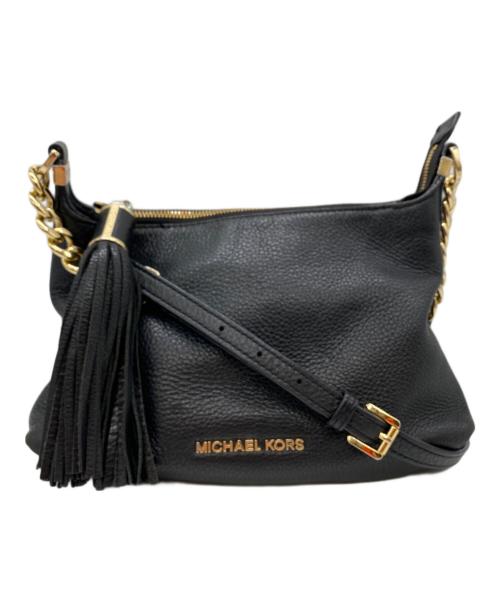 MICHAEL KORS（マイケル・コース）MICHAEL KORS (マイケルコース) ショルダーバッグ ブラックの古着・服飾アイテム