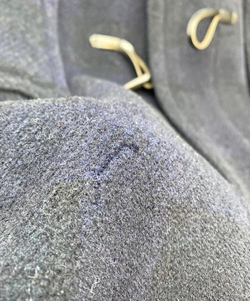 BEAUTY&YOUTH（ビューティーアンドユース）BEAUTY&YOUTH (ビューティーアンドユース) カットスパイラルチェックダッフルコート ネイビー サイズ:SIZE Mの古着・服飾アイテム