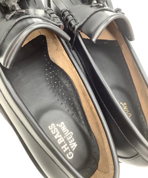 G.H.BASS（ジーエイチバス）G.H.BASS (ジーエイチバス) LAYTON (LEATHER SOLE) ブラック サイズ:SIZE US 8の古着・服飾アイテム