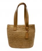 LAUREN RALPH LAURENローレンラルフローレン）の古着「カゴバッグ」｜ベージュ