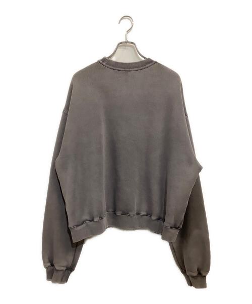 ALEXANDER WANG（アレキサンダー・ワン）ALEXANDER WANG (アレキサンダー・ワン) エンボスロゴ裏起毛スウェット グレー サイズ:SIZE L (175/92)の古着・服飾アイテム