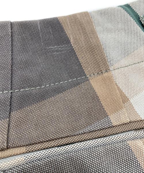 KOLOR（カラー）KOLOR (カラー) オックスフォードチェックワイドパンツ ベージュ サイズ:SIZE 2の古着・服飾アイテム