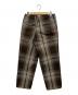 KOLOR (カラー) オックスフォードチェックワイドパンツ ベージュ サイズ:SIZE 2：5000円