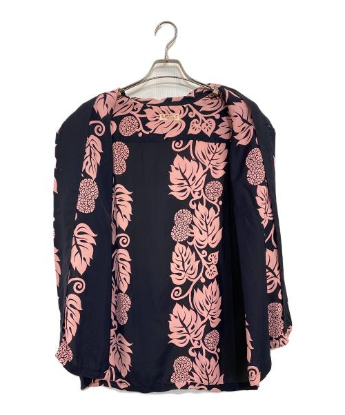Sun Surf（サンサーフ）Sun Surf (サンサーフ) ハワイアンシャツ アロハシャツ ネイビー×ピンク サイズ:SIZE 15 1/2の古着・服飾アイテム