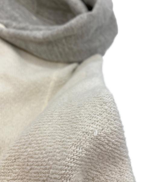 orSlow（オアスロウ）orSlow (オアスロウ) フーディ ロングスウェット ワンピース ライトグレー×アイボリー サイズ:SIZE Freeの古着・服飾アイテム