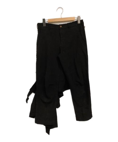 COMME des GARCONS（コムデギャルソン）COMME des GARCONS (コムデギャルソン) レイヤードスカートパンツ ブラック サイズ:SIZE Sの古着・服飾アイテム