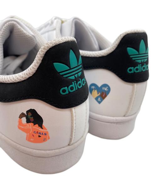 adidas Originals（アディダスオリジナル）adidas Originals (アディダスオリジナル) SUPER STAR PURE J ホワイト サイズ:24cm 未使用品の古着・服飾アイテム