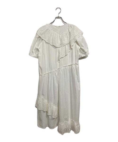 Bibiy.（ビビィ）Bibiy. (ビビィ) 半袖ワンピース ホワイト サイズ:SIZE Freeの古着・服飾アイテム