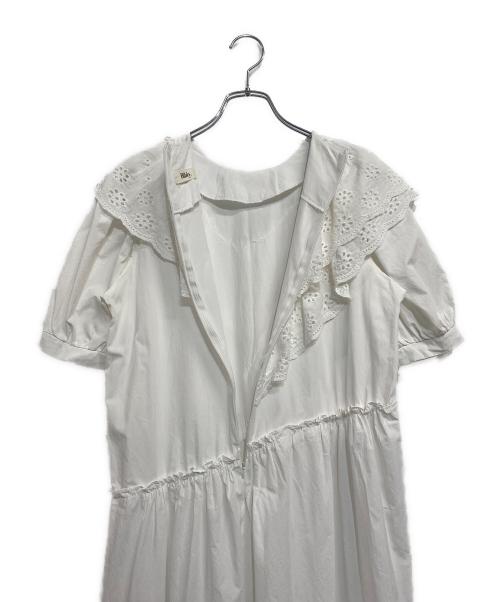 Bibiy.（ビビィ）Bibiy. (ビビィ) 半袖ワンピース ホワイト サイズ:SIZE Freeの古着・服飾アイテム