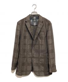 BLACK LABEL CRESTBRIDGE（ブラックレーベル クレストブリッジ）の古着「シャドークレストブリッジチェックカラミJKT」｜ブラウン
