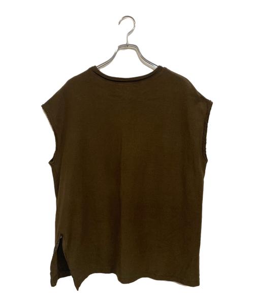 greychord（グレーコード）greychord (グレーコード) 半袖カットソー ブラウン サイズ:SIZE 1の古着・服飾アイテム
