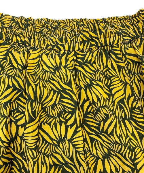 JOURNAL STANDARD（ジャーナルスタンダード）JOURNAL STANDARD (ジャーナルスタンダード) オリエンタルプリントフレアスカート イエロー サイズ:38の古着・服飾アイテム