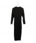 DRESSTERIOR (ドレステリア) リブニットラップワンピース ブラック サイズ:SIZE 38：6000円