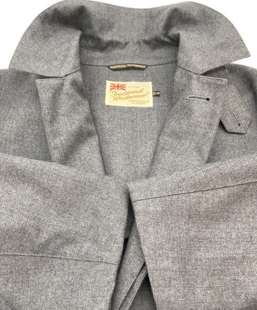 Traditional Weatherwear（トラディショナルウェザーウェア）Traditional Weatherwear (トラディショナルウェザーウェア) SELBY 比翼コート グレー サイズ:SIZE 38の古着・服飾アイテム