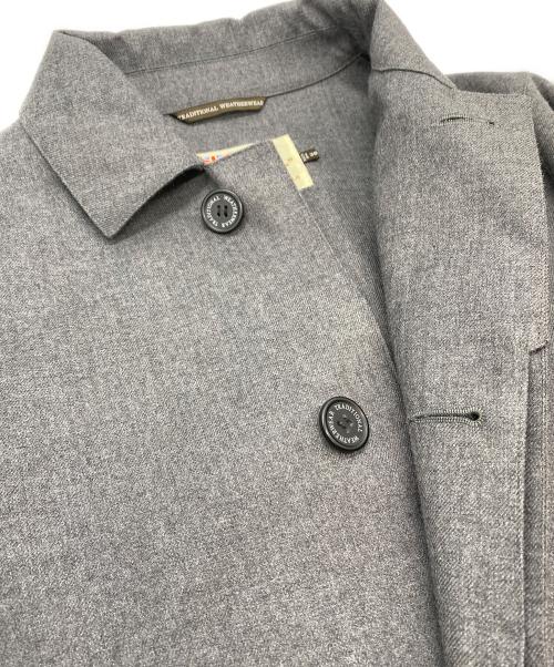 Traditional Weatherwear（トラディショナルウェザーウェア）Traditional Weatherwear (トラディショナルウェザーウェア) SELBY 比翼コート グレー サイズ:SIZE 38の古着・服飾アイテム