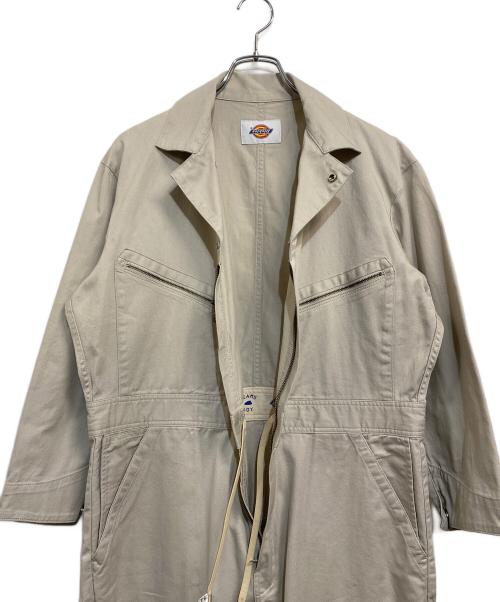 Dickies（ディッキーズ）Dickies (ディッキーズ) BEAMS BOY (ビームスボーイ) 別注 長袖カバーオール ベージュ サイズ:SIZE Freeの古着・服飾アイテム