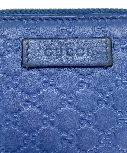 GUCCI（グッチ）GUCCI (グッチ) 2つ折り財布 ネイビーの古着・服飾アイテム