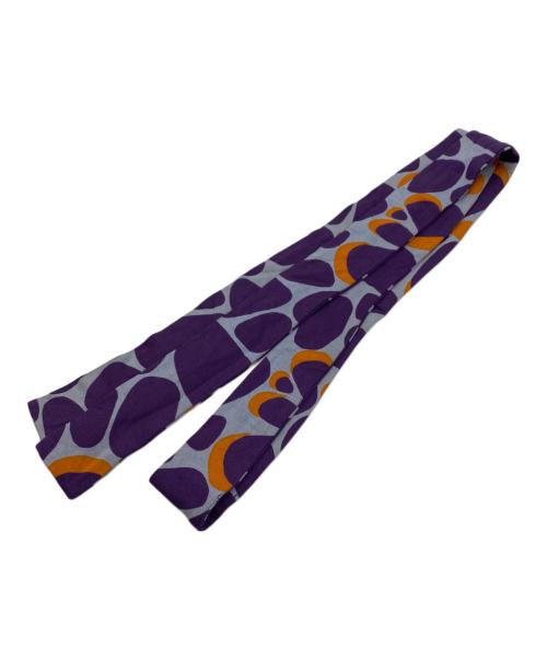 marimekko（マリメッコ）marimekko (マリメッコ) BOSSANOVA ワンピース パープル×オレンジ サイズ:Lの古着・服飾アイテム