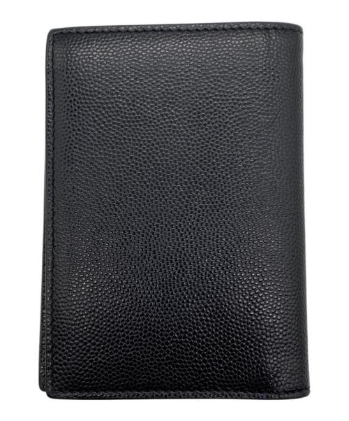 Saint Laurent Paris（サンローランパリ）Saint Laurent Paris (サンローランパリ) 2つ折り財布 ブラックの古着・服飾アイテム