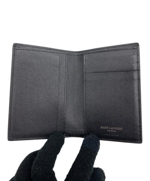 Saint Laurent Paris（サンローランパリ）Saint Laurent Paris (サンローランパリ) 2つ折り財布 ブラックの古着・服飾アイテム