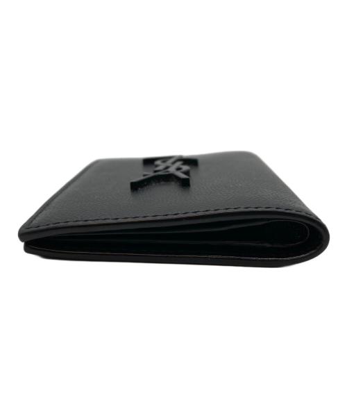 Saint Laurent Paris（サンローランパリ）Saint Laurent Paris (サンローランパリ) 2つ折り財布 ブラックの古着・服飾アイテム