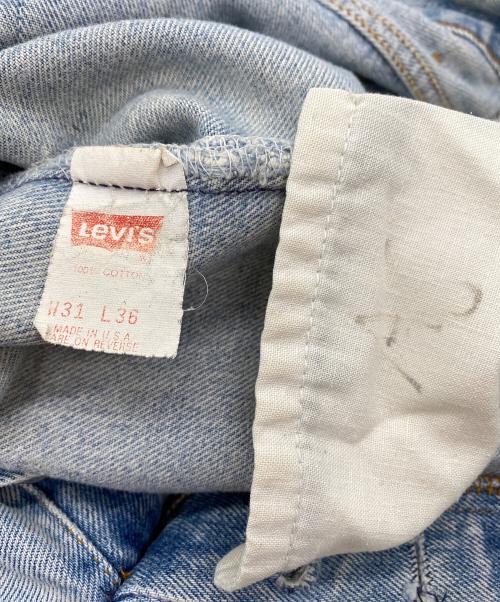 LEVI'S 501XX（リーバイス）LEVI'S 501XX (リーバイス) 90's レギュラーストレートジーンズ ライトブルー サイズ:W31の古着・服飾アイテム