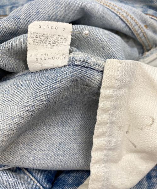 LEVI'S 501XX（リーバイス）LEVI'S 501XX (リーバイス) 90's レギュラーストレートジーンズ ライトブルー サイズ:W31の古着・服飾アイテム
