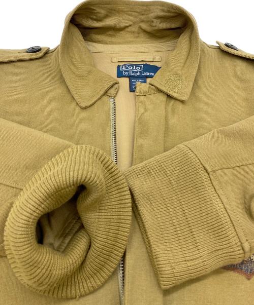 POLO RALPH LAUREN（ポロ・ラルフローレン）POLO RALPH LAUREN (ポロ・ラルフローレン) 90-00's スウェットミリタリーJKT カーキ サイズ:SIZE M (JP)の古着・服飾アイテム