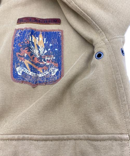 POLO RALPH LAUREN（ポロ・ラルフローレン）POLO RALPH LAUREN (ポロ・ラルフローレン) 90-00's スウェットミリタリーJKT カーキ サイズ:SIZE M (JP)の古着・服飾アイテム