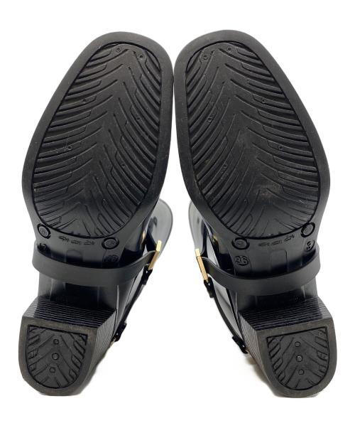 JIMMY CHOO（ジミーチュウ）JIMMY CHOO (ジミーチュウ) レインブーツ ブラック サイズ:36の古着・服飾アイテム
