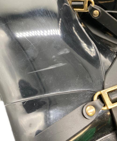 JIMMY CHOO（ジミーチュウ）JIMMY CHOO (ジミーチュウ) レインブーツ ブラック サイズ:36の古着・服飾アイテム