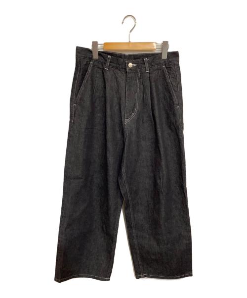 Graphpaper（グラフペーパー）Graphpaper (グラフペーパー) Colorfast Denim Two Tuck Pants インディゴ サイズ:1の古着・服飾アイテム