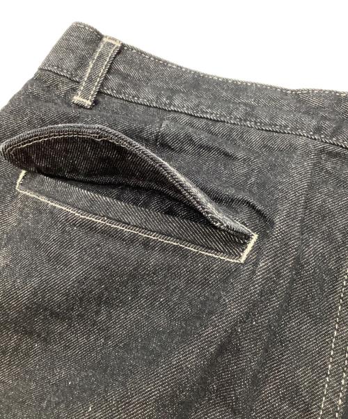 Graphpaper（グラフペーパー）Graphpaper (グラフペーパー) Colorfast Denim Two Tuck Pants インディゴ サイズ:1の古着・服飾アイテム
