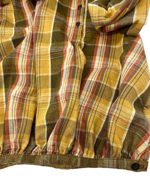 KAPITAL（キャピタル）KAPITAL (キャピタル) ヘビーネル プルオーバーブラウス イエロー×オレンジ サイズ:SIZE Sの古着・服飾アイテム