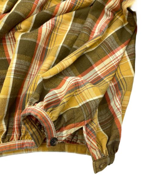 KAPITAL（キャピタル）KAPITAL (キャピタル) ヘビーネル プルオーバーブラウス イエロー×オレンジ サイズ:SIZE Sの古着・服飾アイテム