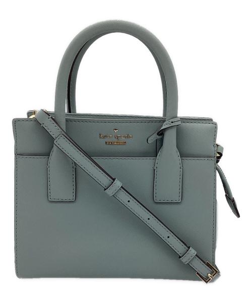 Kate Spade（ケイトスペード）Kate Spade (ケイトスペード) 2WAYショルダーバッグ ブルーの古着・服飾アイテム